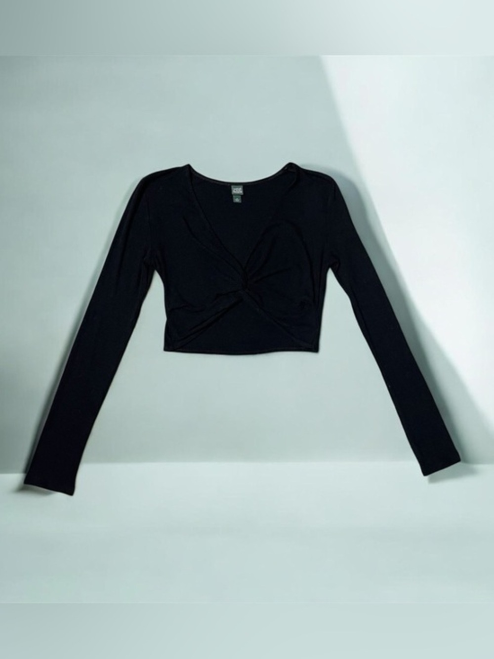 Forever 21 Long Sleeve Ballet Wrap Top